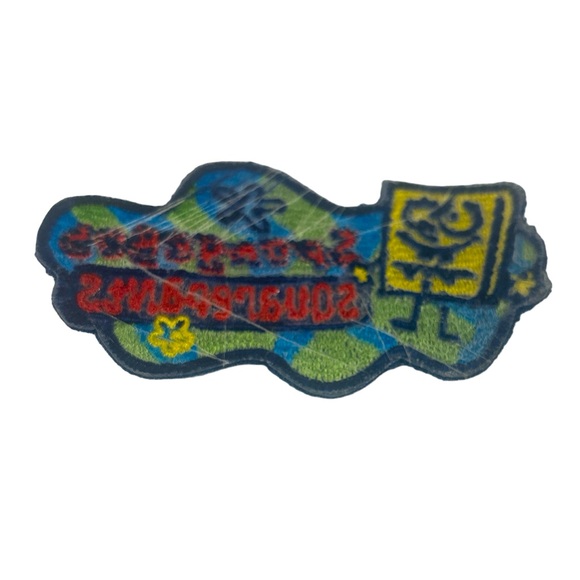 RARE SPONGEBOB SQUAREPANTS IRON-ON PATCH- ONLY AVAILABLE TO PRODUCTION CREW - Picture 4 of 4
